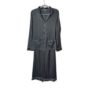 Victoria's Secret Black Polka Dot PJ Set - XS